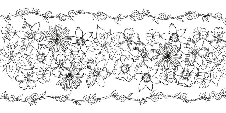 Produktbild: Tropical Flowers &ndash; Exotische Blumen- und Pflanzen-Motive ausmalen