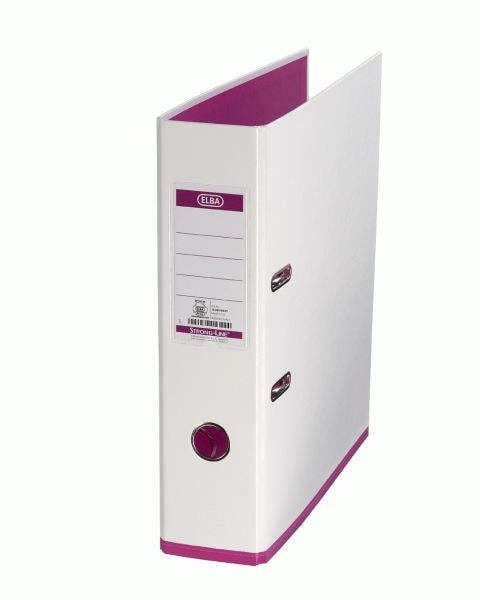 Produktbild: Ordner ELBA myColour 8cm wei&szlig;/pink