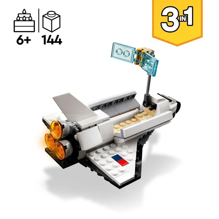 LEGO Creator 3in1 31134 Spaceshuttle und Raumschiff-Spielzeug-Set