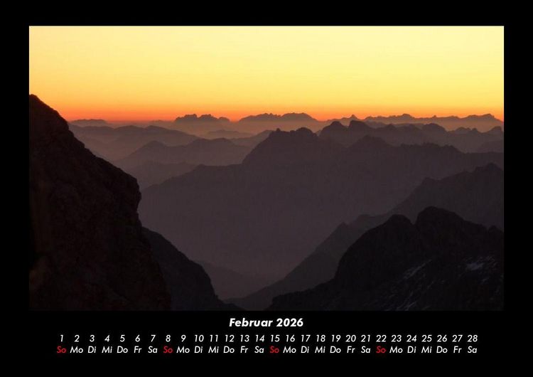 Produktbild: Bergige Welten 2026 Fotokalender DIN A3