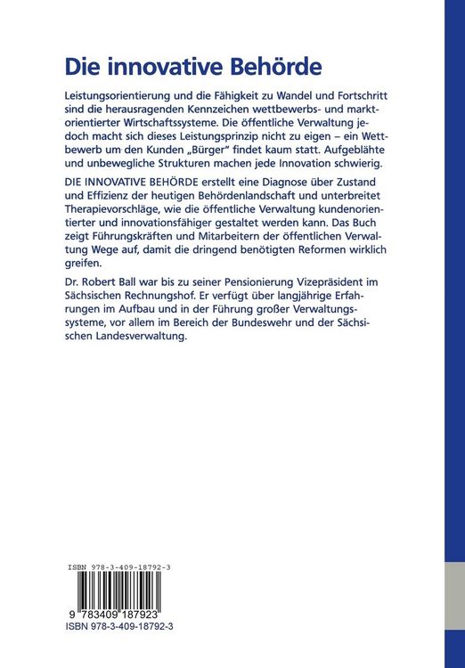 Produktbild: Die innovative Beh&ouml;rde