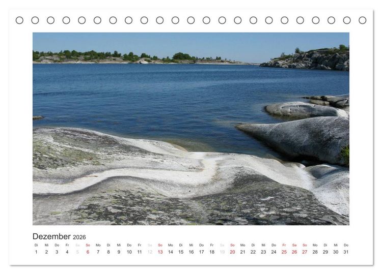 Produktbild: Stockholmer Sch&auml;rengarten (Tischkalender 2026 DIN A5 quer), CALVENDO Monatskalender