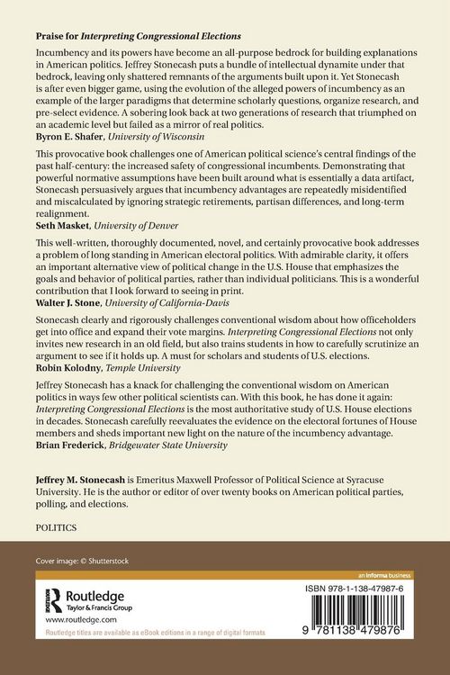 Produktbild: Interpreting Congressional Elections