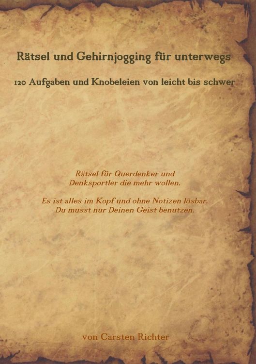 Produktbild: R&auml;tsel und Gehirnjogging f&uuml;r unterwegs