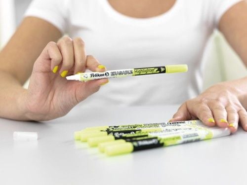 Produktbild: Pelikan Textmarker-L&ouml;scher 456, Leucht-Gelb, 2er Set