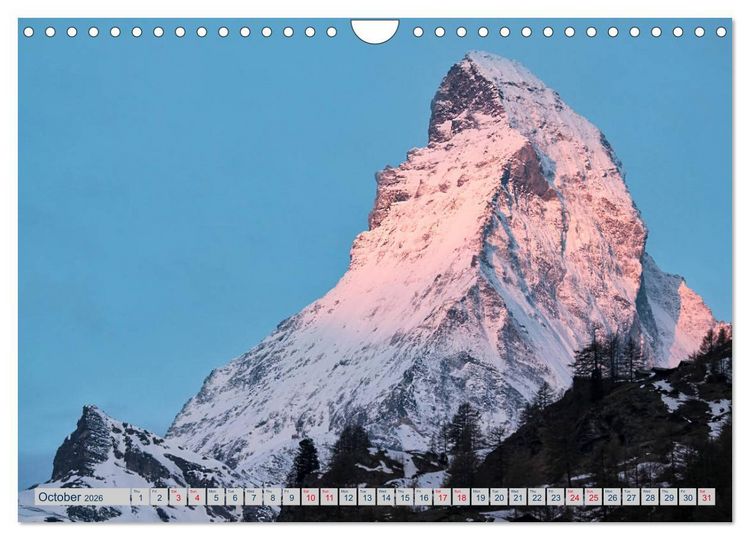 Produktbild: SWISS APLINE EMOTIONS (Wall Calendar 2026 DIN A4 landscape), CALVENDO 12 Month Wall Calendar