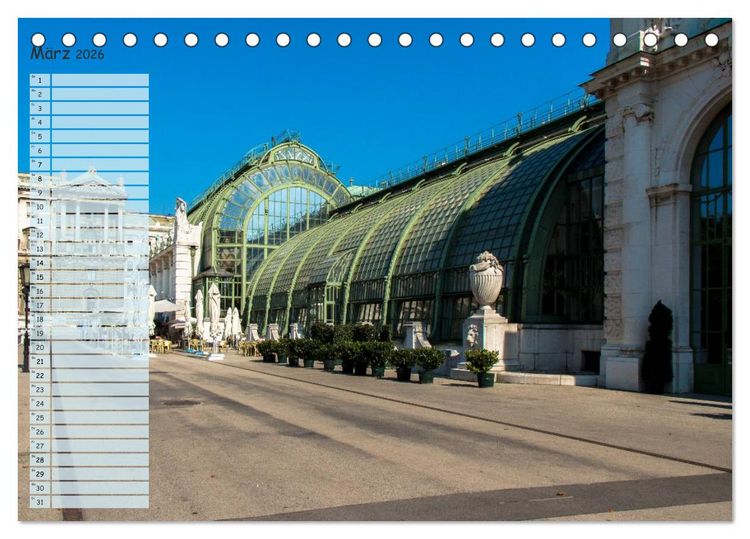 Produktbild: Wien f&uuml;r Liebhaber und Interessierte (Tischkalender 2026 DIN A5 quer), CALVENDO Monatskalender