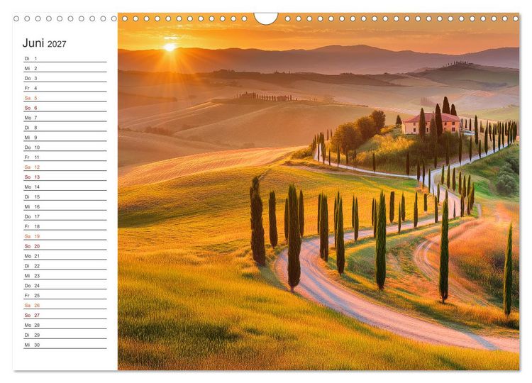 Produktbild: Zwischen Reben und Himmel (Wandkalender 2027 DIN A3 quer), CALVENDO Monatskalender