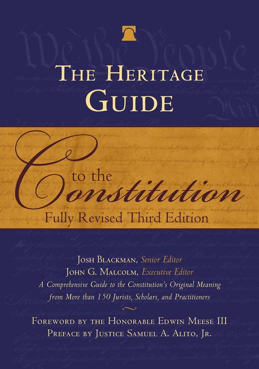 Produktbild: The Heritage Guide to the Constitution