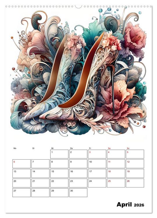 Produktbild: High Heels Zauber (Wandkalender 2026 DIN A2 hoch), CALVENDO Monatskalender