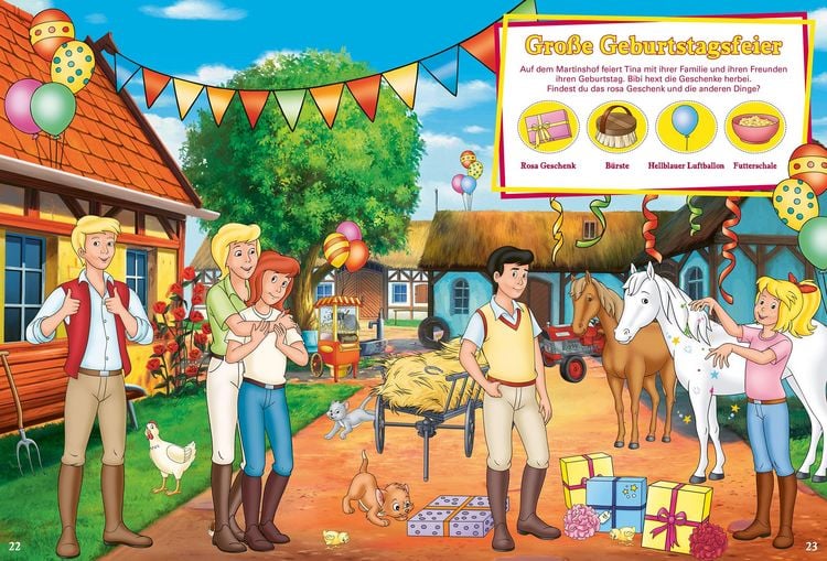 Produktbild: Bibi & Tina: Mein gro&szlig;es Suchbuch