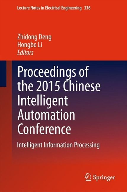 Produktbild: Proceedings of the 2015 Chinese Intelligent Automation Conference