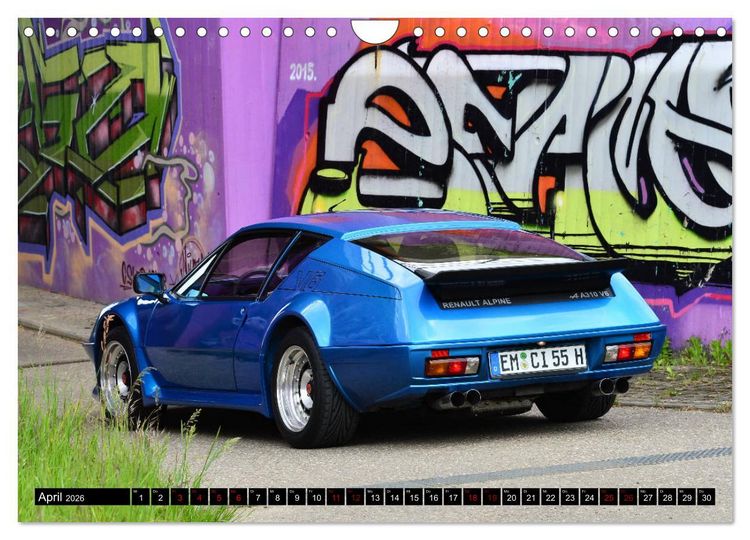 Produktbild: Renault Alpine A310 V6 (Wandkalender 2026 DIN A4 quer), CALVENDO Monatskalender