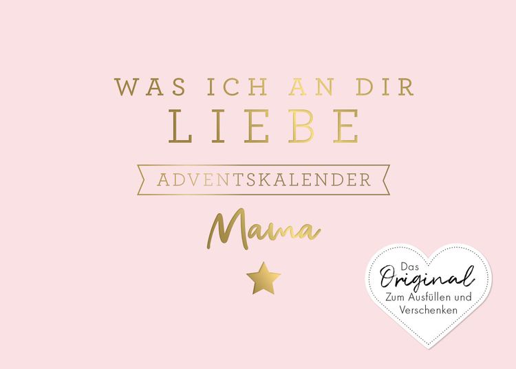 Produktbild: Was ich an dir liebe, Mama &ndash; Adventskalender