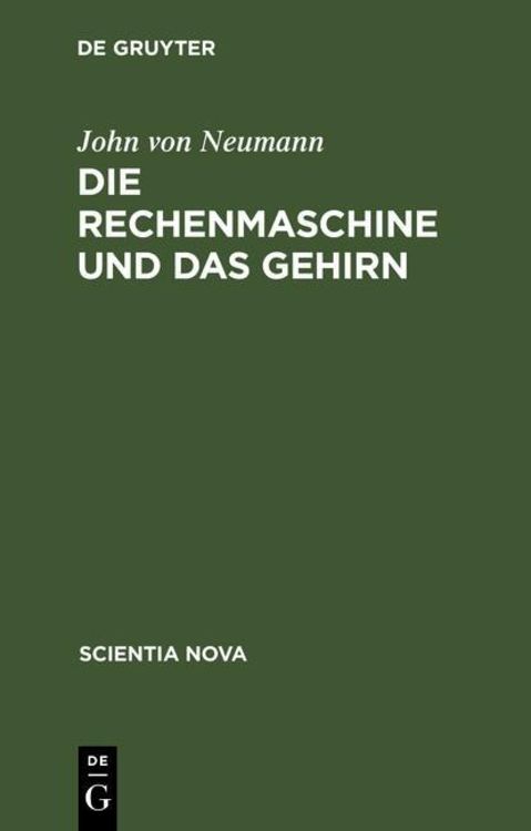 Produktbild: Die Rechenmaschine und das Gehirn