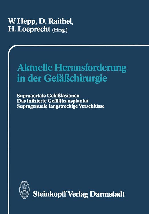 Produktbild: Aktuelle Herausforderung in der Gef&auml;&szlig;chirurgie
