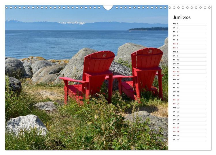 Produktbild: Vancouver Island - Perle im Kanadischen Westen (Wandkalender 2026 DIN A3 quer), CALVENDO Monatskalender
