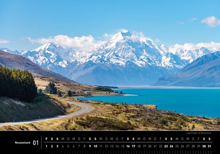 Produktbild: Neuseeland Premiumkalender 2027