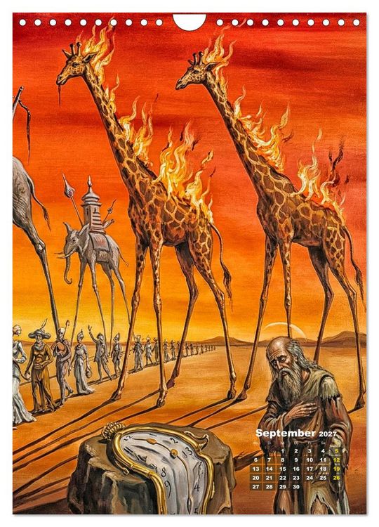 Produktbild: Dali und Magritte: zwei surreale Wirklichkeiten (Wandkalender 2027 DIN A4 hoch), CALVENDO Monatskalender