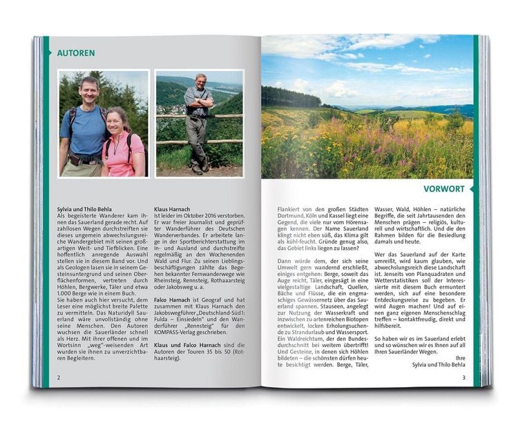 Produktbild: KOMPASS Wanderf&uuml;hrer Sauerland mit Rothaarsteig, 50 Touren