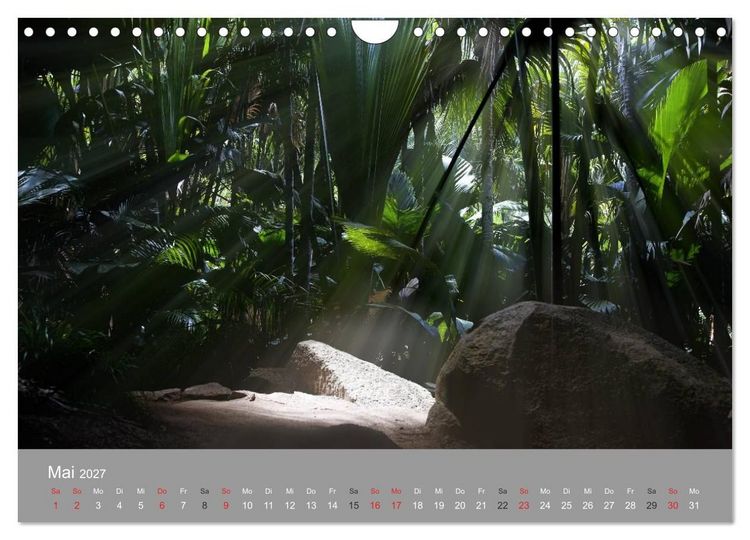 Produktbild: Seychellen (Wandkalender 2027 DIN A4 quer), CALVENDO Monatskalender