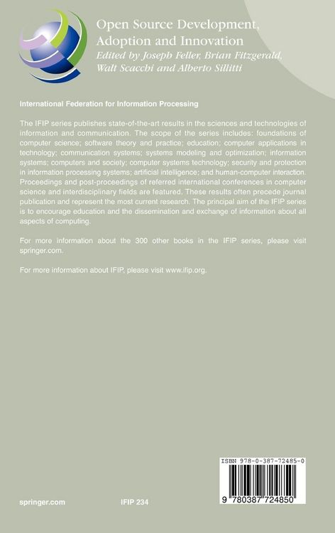 Produktbild: Open Source Development, Adoption and Innovation