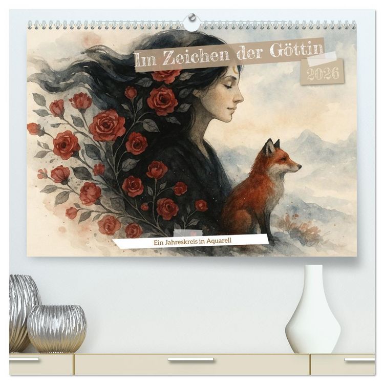 Produktbild: Im Zeichen der G&ouml;ttin (hochwertiger Premium Wandkalender 2026 DIN A2 quer), Kunstdruck in Hochglanz