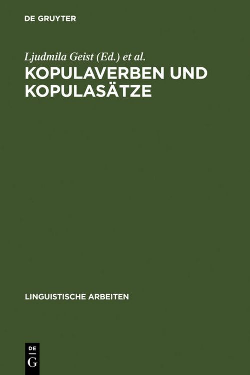 Produktbild: Kopulaverben und Kopulas&auml;tze