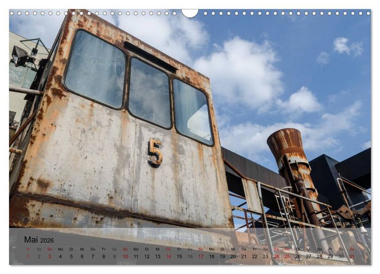 Produktbild: Zeche und Kokerei Zollverein Essen: Industrie-Architektur (Wandkalender 2026 DIN A3 quer), CALVENDO Monatskalender
