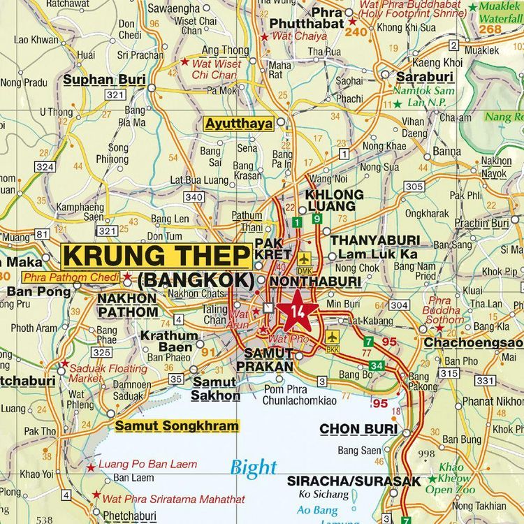 Produktbild: MARCO POLO Reisekarte Thailand, Vietnam 1:1,9 Mio.