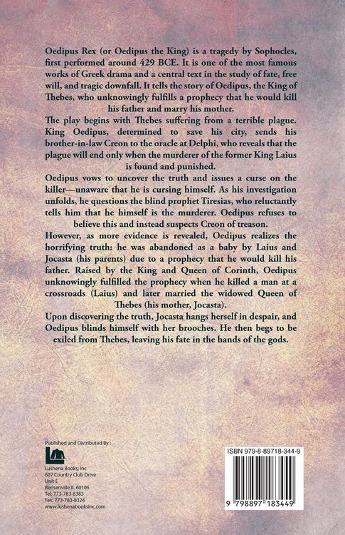 Produktbild: Oedipus Rex