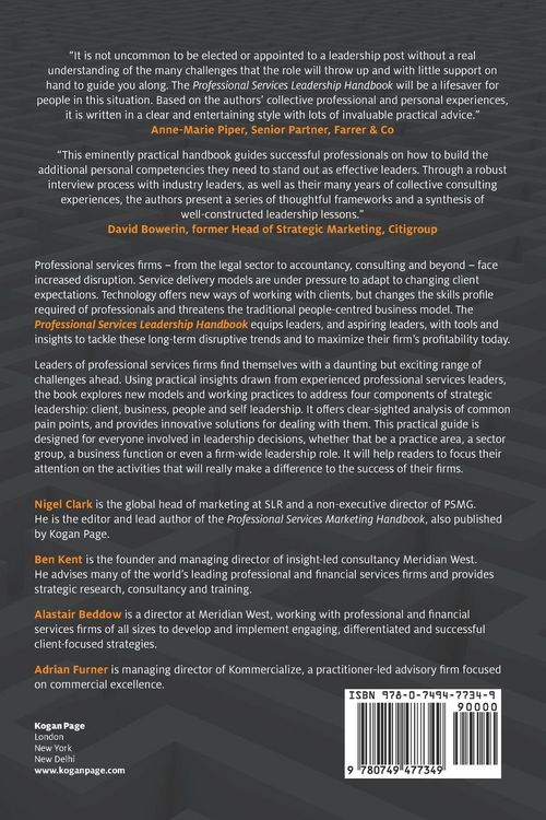 Produktbild: Professional Services Leadership Handbook