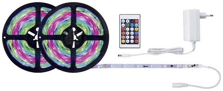 Produktbild: Paulmann FN SimpLED Strip RGB 70515 LED-Streifen mit Stecker 12V 10m RGB 1St.