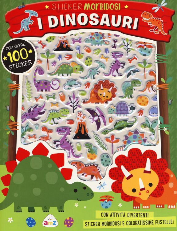 Produktbild: I dinosauri. Sticker morbidosi. Con adesivi