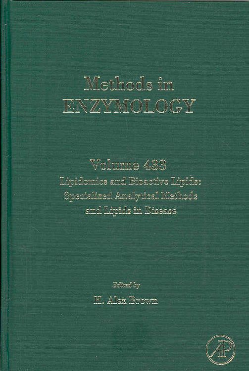Produktbild: Lipidomics and Bioactive Lipids: Specialized Analytical Meth