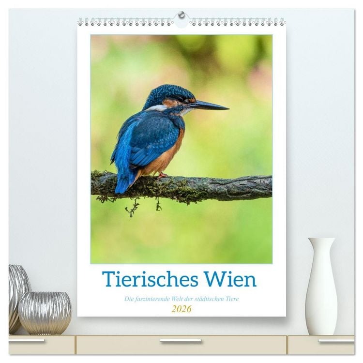 Produktbild: Tierisches Wien (hochwertiger Premium Wandkalender 2026 DIN A2 hoch), Kunstdruck in Hochglanz