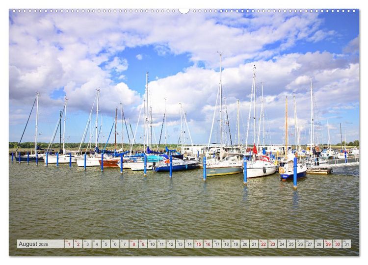 Produktbild: Fischland zwischen Ostsee und Bodden (Wandkalender 2026 DIN A2 quer), CALVENDO Monatskalender