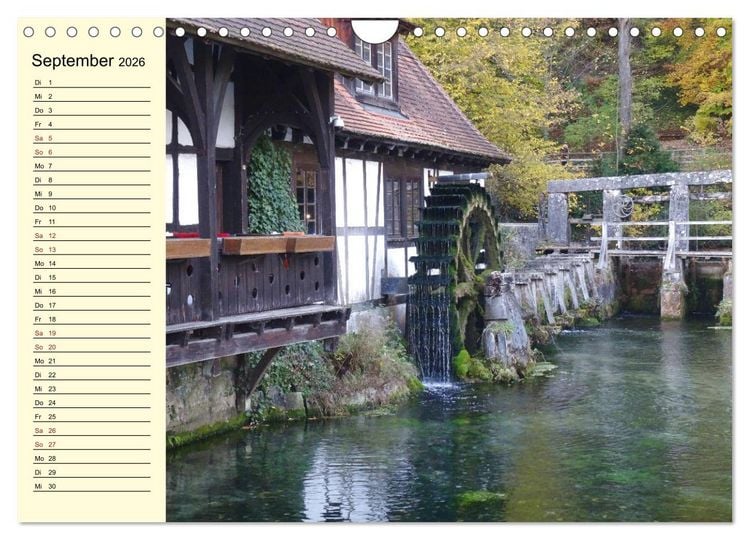 Produktbild: Sehenswertes in Baden-W&uuml;rttemberg erleben (Wandkalender 2026 DIN A4 quer), CALVENDO Monatskalender