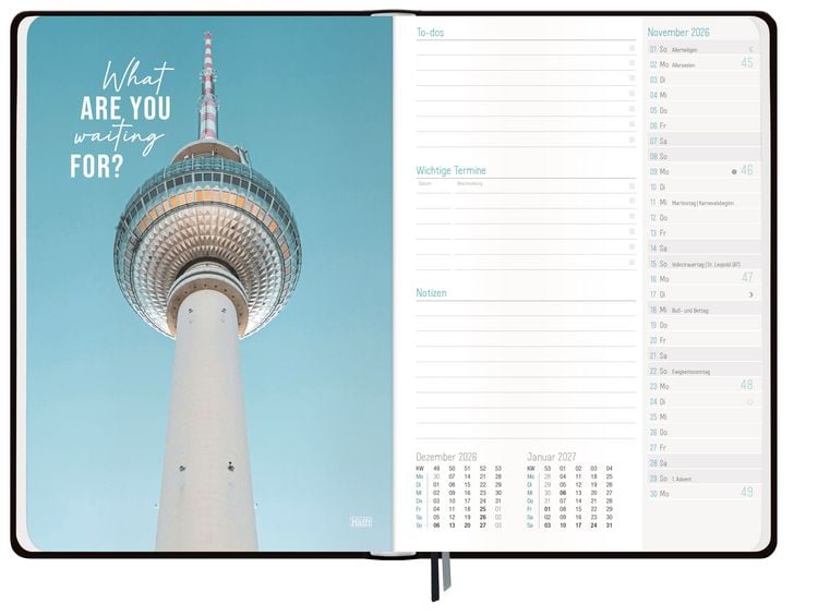 Produktbild: H&auml;fft-Timer - Jugendkalender A5 26/27