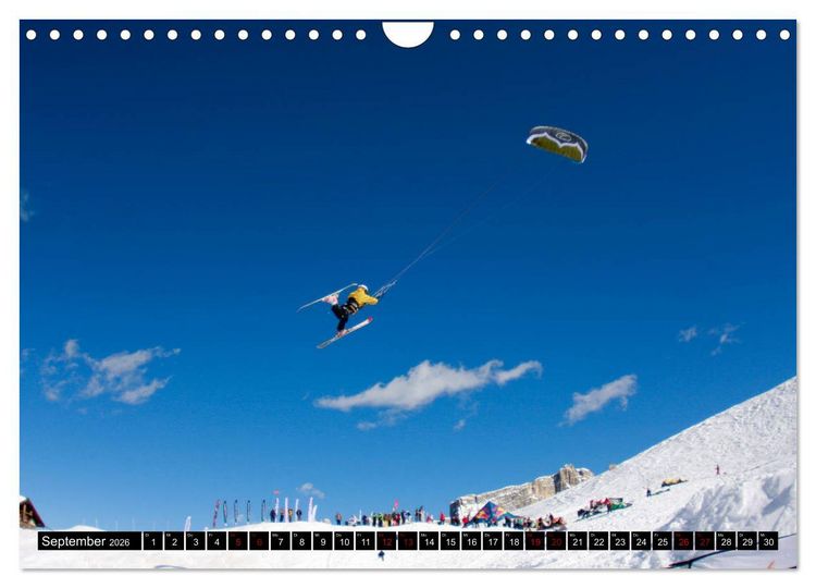 Produktbild: Snowkiting (Wandkalender 2026 DIN A4 quer), CALVENDO Monatskalender