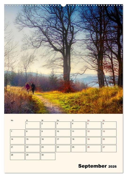 Produktbild: Deutschland. Deutsche Lande, vielf&auml;ltig und bunt (Wandkalender 2026 DIN A2 hoch), CALVENDO Monatskalender