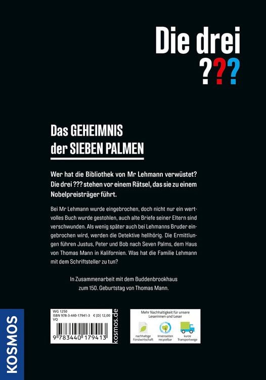 Produktbild: Die drei ??? Das Geheimnis der sieben Palmen