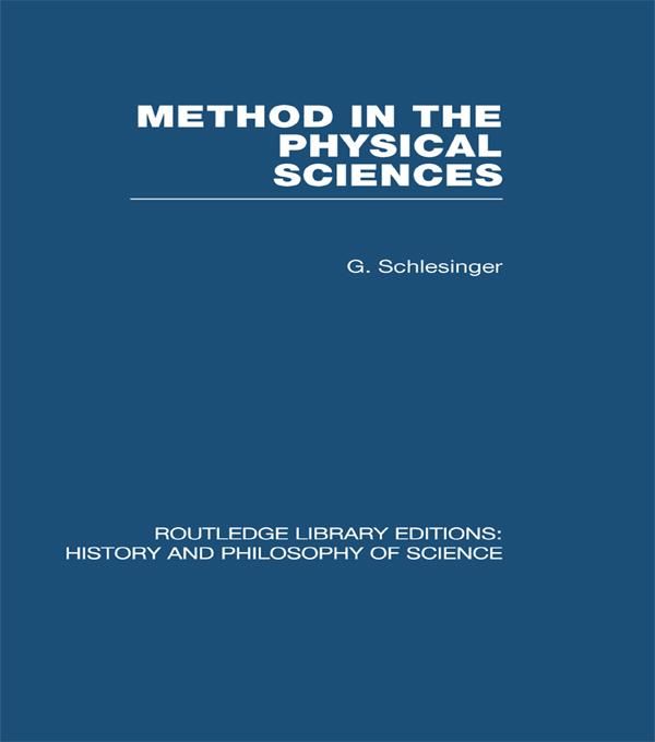 Produktbild: Method in the Physical Sciences