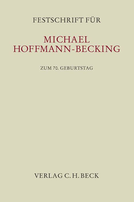 Produktbild: Festschrift f&uuml;r Michael Hoffmann-Becking zum 70. Geburtstag