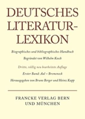 Produktbild: Deutsches Literatur-Lexikon / Aal - Bremeneck
