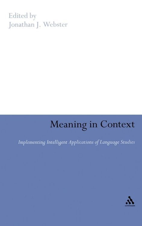 Produktbild: Meaning in Context