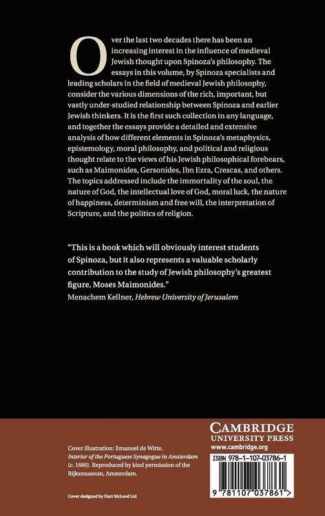 Produktbild: Spinoza and Medieval Jewish Philosophy