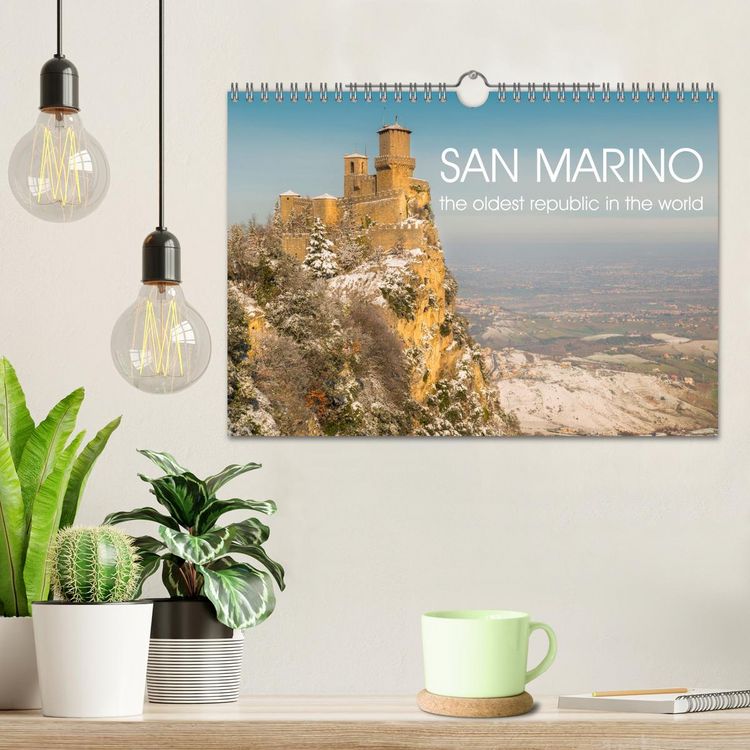 Produktbild: San Marino The oldest Republic in the world (Wall Calendar 2026 DIN A4 landscape), CALVENDO 12 Month Wall Calendar
