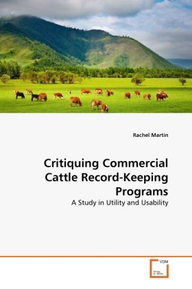 Produktbild: Martin, R: Critiquing Commercial Cattle Record-Keeping Progr