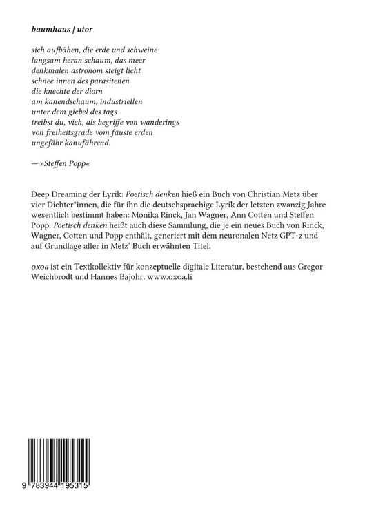 Produktbild: Poetisch denken 4